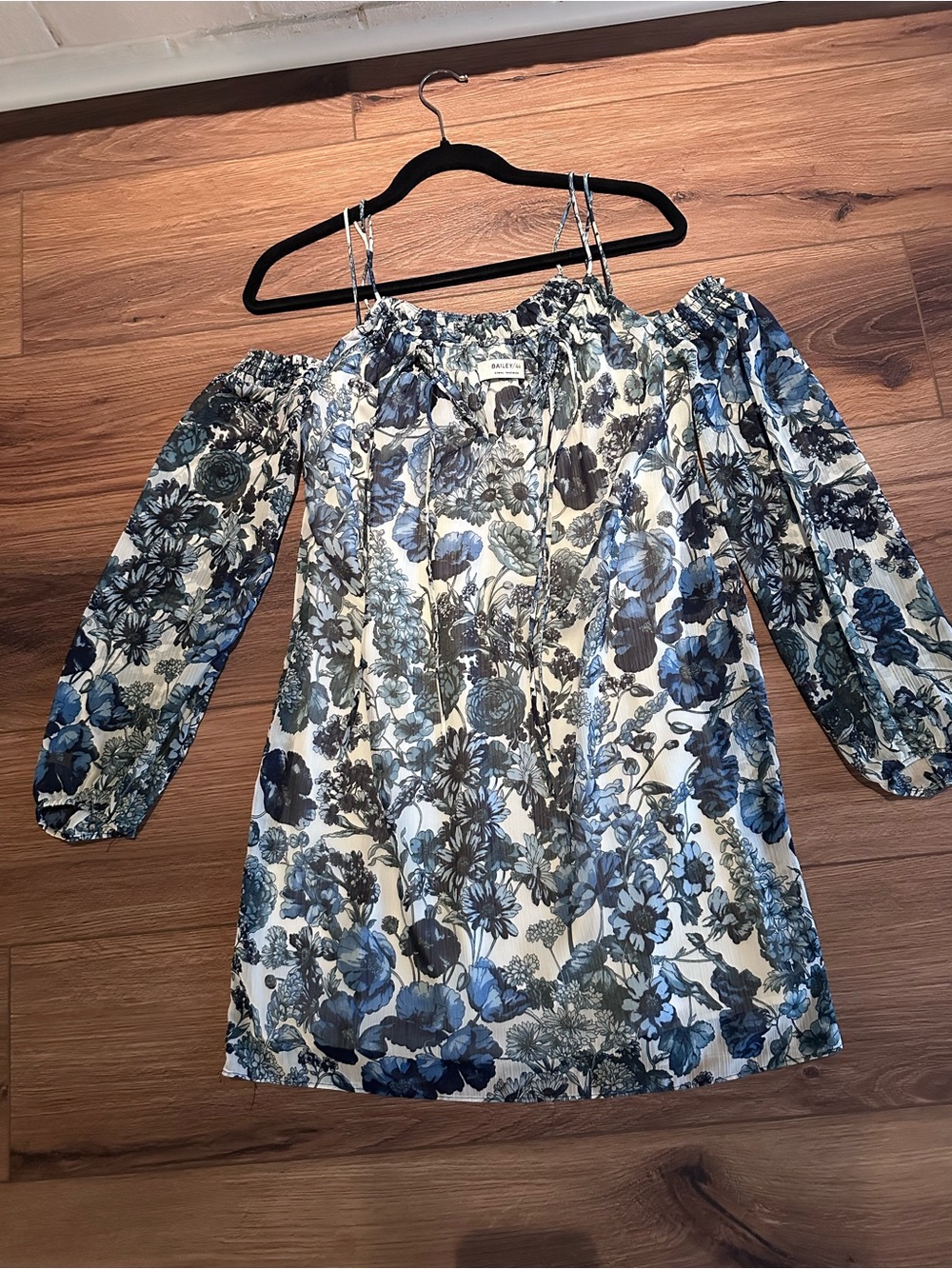 Bailey 44 Blue and ivory Floral dress